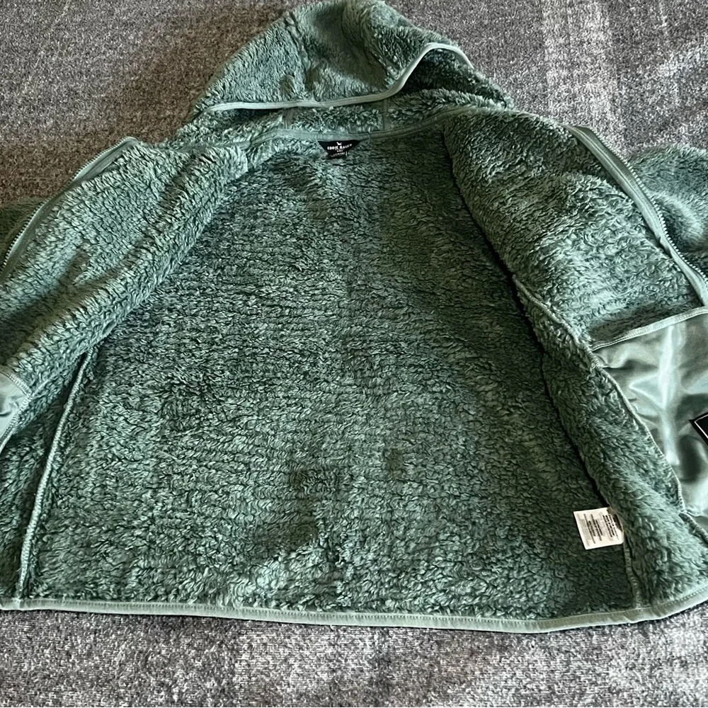 NWT‎ Eddie Bauer Boys Kid Quest Fleece Plush Green Winter Hooded Jacket